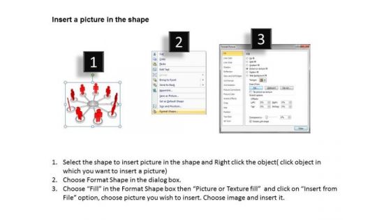 Business Process Flow Team Teamwork Circle PowerPoint Templates Ppt Backgrounds For Slides