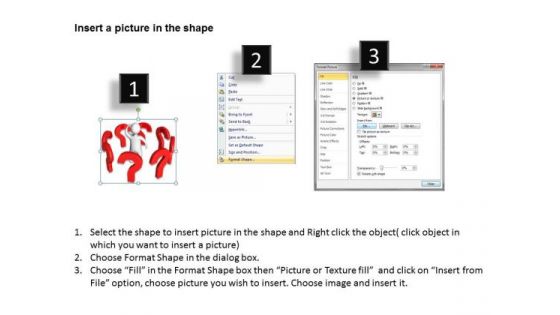 Business Process Flowchart Examples 3d Man With Question Metaphor PowerPoint Templates