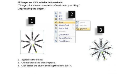 Business Process Flowchart Examples Of 9 Stages Innovative Concept PowerPoint Slide