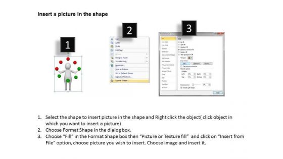 Business Process Management Diagram 3d Doing Ziggling PowerPoint Slides