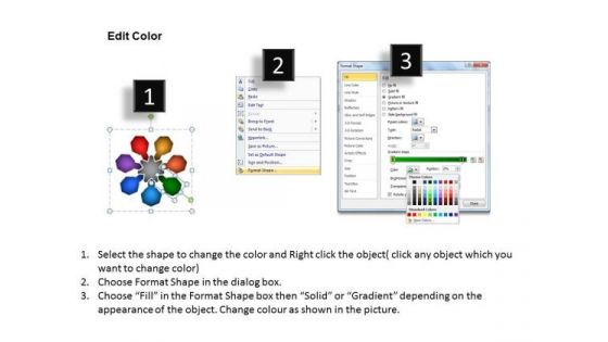 Business Process PowerPoint Templates Business Circular Process Of Decision Making Ppt Slides