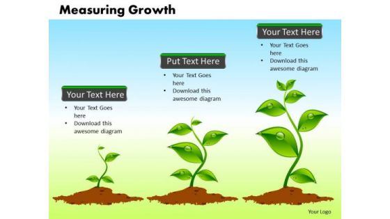 Business Process PowerPoint Templates Business Measuring Growth Ppt Slides