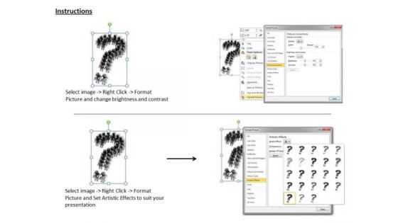 Business Process Strategy 3d Human Question Mark Shape Concept Statement