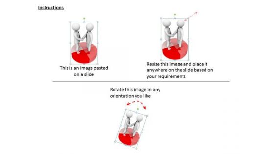 Business Process Strategy 3d Image Of Deal Character