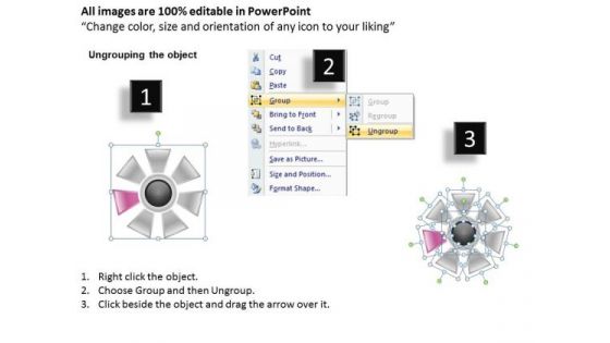 Business Process Strategy 7 Steps Circular Flow Diagram Ppt PowerPoint