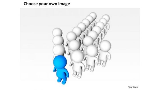 Business Process Workflow Diagram Men Group Standing Together Arrow Shape PowerPoint Templates