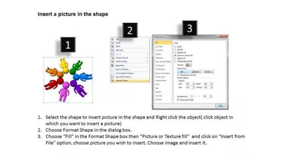 Business Processes 3d Men Together Free PowerPoint Templates Slides