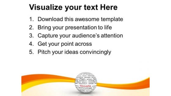 Business Progess Factors To Reach Goal PowerPoint Templates Ppt Backgrounds For Slides 0413
