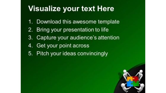 Business Puzzle People PowerPoint Templates And PowerPoint Themes 0912
