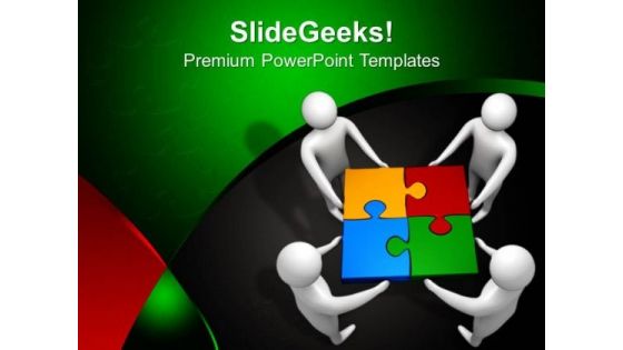Business Puzzle People PowerPoint Templates And PowerPoint Themes 0912