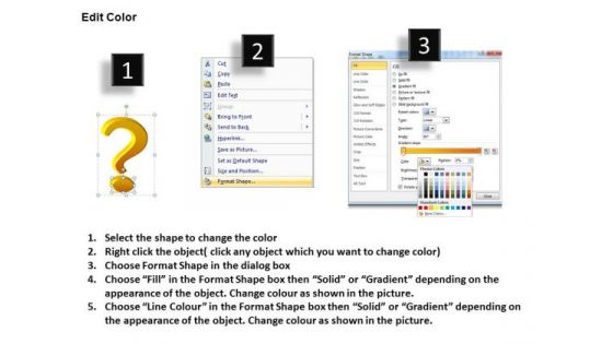 Business Questions PowerPoint Templates 3d Men Ppt