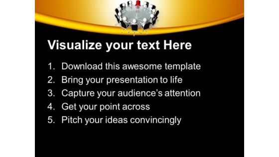 Business Related Meetings With Team PowerPoint Templates Ppt Backgrounds For Slides 0713