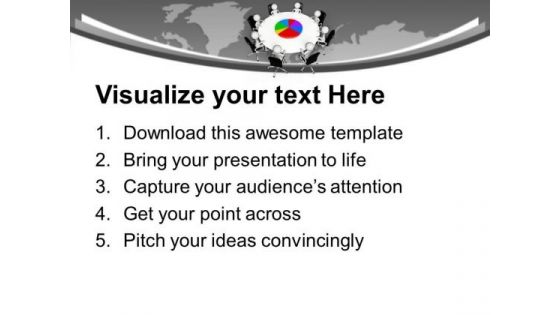 Business Result Analysis Conference With Team PowerPoint Templates Ppt Backgrounds For Slides 0413