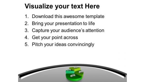 Business Result Display Pie Chart PowerPoint Templates Ppt Backgrounds For Slides 0513