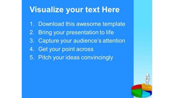 Business Result Growth Pie Chart PowerPoint Templates Ppt Backgrounds For Slides 0713