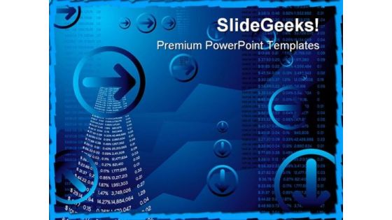 Business Results Abstract PowerPoint Themes And PowerPoint Slides 0511