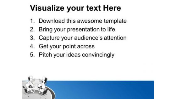 Business Review And Target Meetings PowerPoint Templates Ppt Backgrounds For Slides 0713