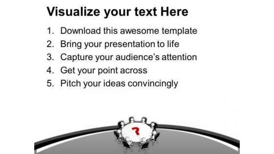 Business Review Meetings Solves All Questions PowerPoint Templates Ppt Backgrounds For Slides 0613