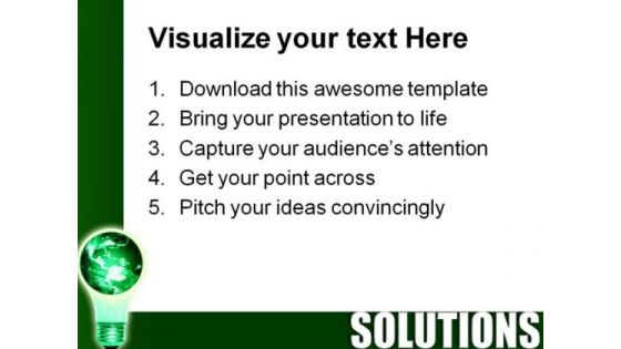 Business Solutions Global PowerPoint Templates And PowerPoint Backgrounds 0611