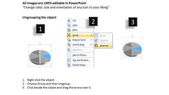Business Statistical Pie Diagram 6 Stages Plan Consulting PowerPoint Slides