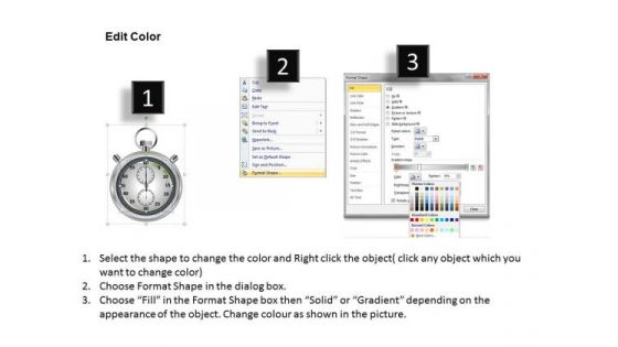 Business Stopwatch 3 PowerPoint Slides And Ppt Diagram Templates