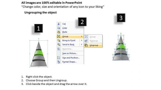 Business Strategic Planning Pyramid 4 Stages Ppt Help PowerPoint Slides