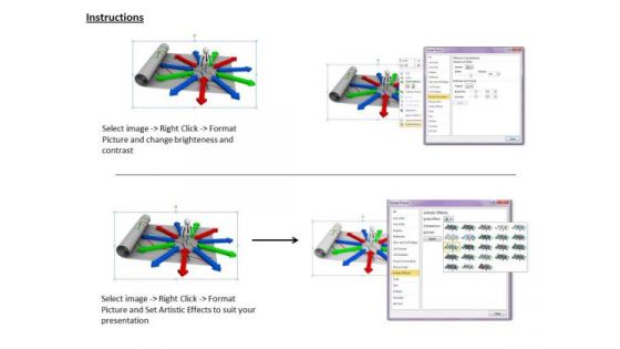 Business Strategy 3d Man Making Directions Basic Concepts