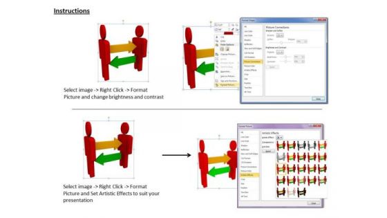Business Strategy 3d People Exchanging Thoughts Adaptable Concepts