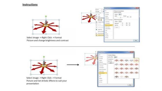 Business Strategy And Policy 3d Man With Various Options Character Modeling