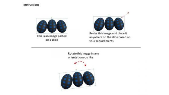 Business Strategy And Policy Blue Abstract Design Easter Eggs Image