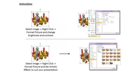 Business Strategy Concepts 3d Illustration Of How To Save Money Basic
