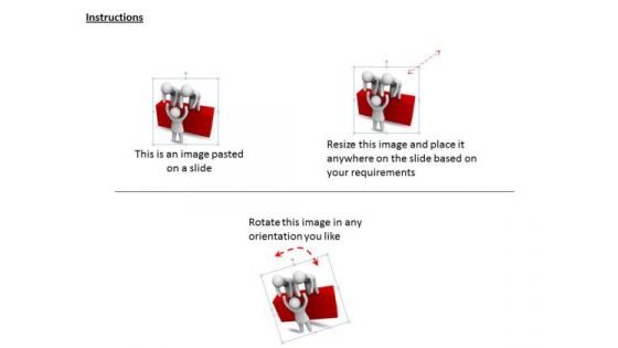 Business Strategy Concepts 3d Image Of Team Help Characters
