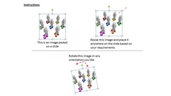 Business Strategy Concepts 3d People Taking Positions Adaptable