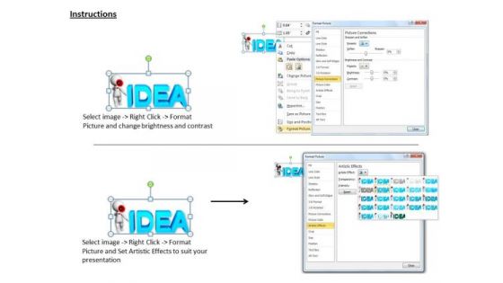 Business Strategy Consultant 3d Man And Idea Character Modeling