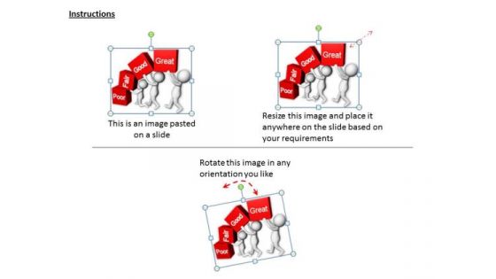 Business Strategy Consulting 3d Image Of Team Performance Character