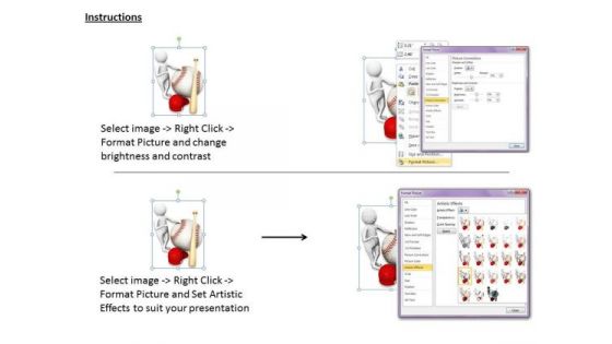 Business Strategy Development 3d Illustration Of Baseball Game Concept Statement