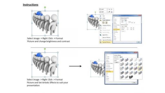 Business Strategy Development 3d Image Of Population Growth Adaptable Concepts