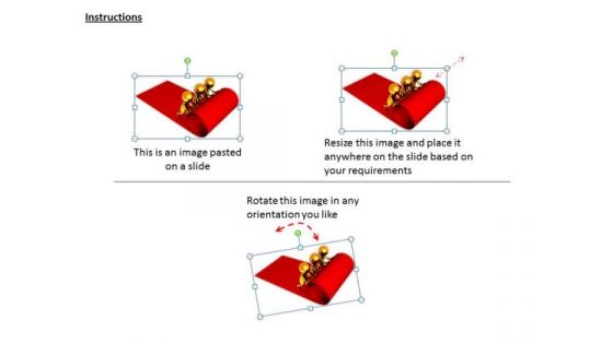 Business Strategy Development 3d People With Red Carpet Characters