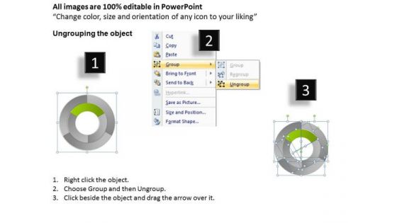 Business Strategy Development Circular Process 3 Stages And Policy