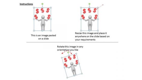 Business Strategy Examples 3d Man Confused With Question Marks Concepts
