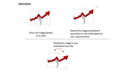Business Strategy Examples 3d Man Holding Arrow Character Models