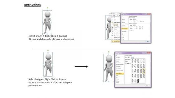 Business Strategy Examples 3d Man Running Position Concepts
