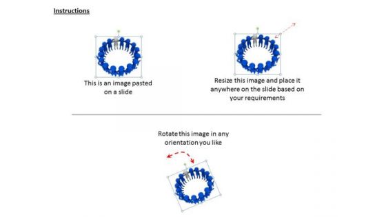 Business Strategy Examples 3d Team Holding Hands Adaptable Concepts