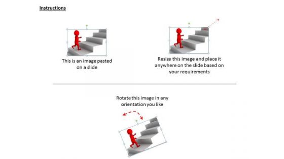Business Strategy Formulation 3d Man Climbing Stairs Character Modeling