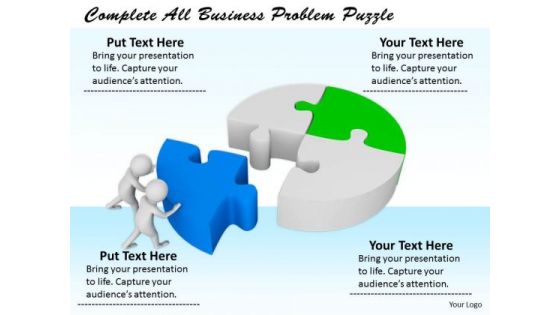 Business Strategy Formulation Complete All Problem Puzzle Concept Statement