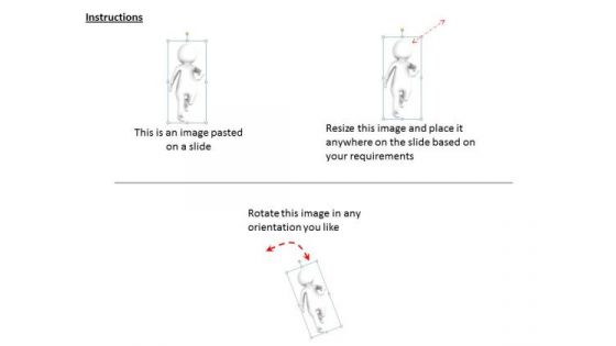 Business Strategy Implementation 3d Man Running Position Characters