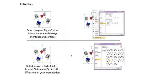 Business Strategy Implementation 3d Team Working Best Idea Basic Concepts