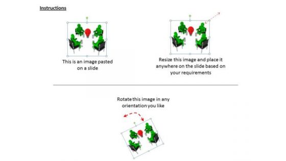Business Strategy Plan Template 3d People Working On Idea Character Modeling