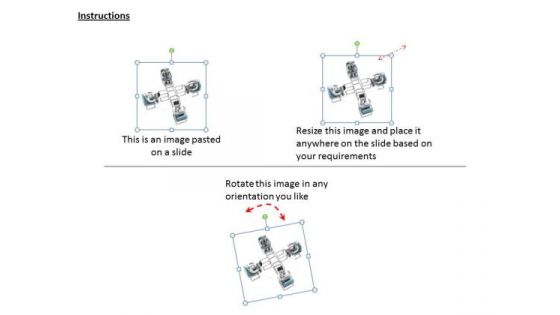 Business Strategy Plan Template 3d Team Sitting Across The Table Basic Concepts