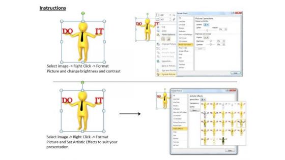 Business Strategy Planning 3d Human With Words Do Concepts